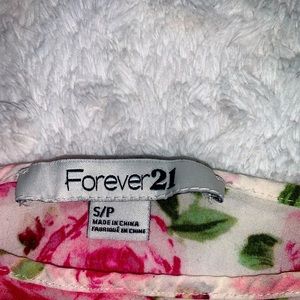 Forever 21 flower tank top